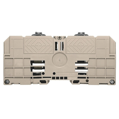 Weidmuller WFF Series Dark Beige DIN Rail Terminal Block, 25 → 240mm², Single-Level, Bolt Termination