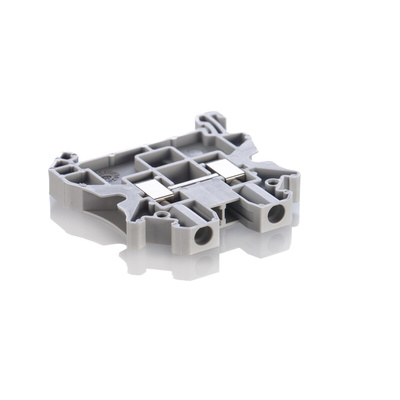 Schneider Electric NSYTRV Series Grey DIN Rail Terminal Block, 0.14 → 4mm², Single-Level, Screw Termination, ATEX