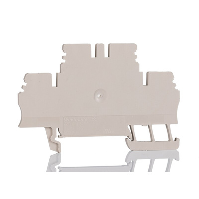 Weidmuller Z Series Beige Feed Through Terminal Block, 1.5mm², Double-Level, Clamp Termination