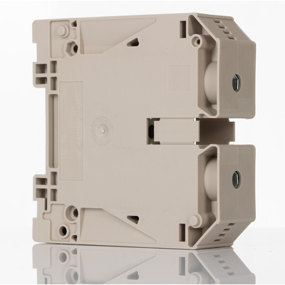 Weidmuller WDU Series Dark Beige Feed Through Terminal Block, 21.15mm², Single-Level, Screw Termination, ATEX, IECEx