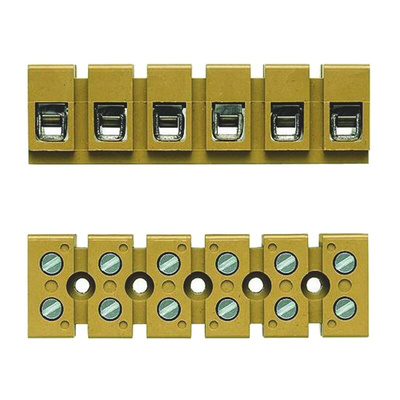 Weidmuller MK Series Yellow Feed-Through Terminal, 2.5mm², Screw Termination