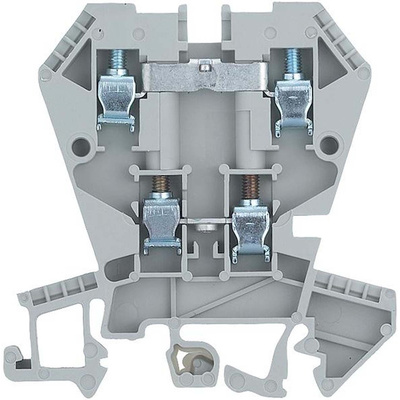 Wieland WK 4 E / U Series Grey Double Level Terminal Block, Double-Level, Screw Termination