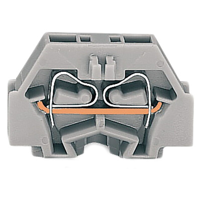 Wago 260 Series Grey Modular Terminal Block, 1.5mm², Single-Level, Cage Clamp Termination