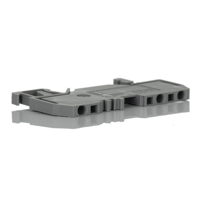 Wago 279 Series Grey Feed Through Terminal Block, 1.5mm², Single-Level, Cage Clamp Termination