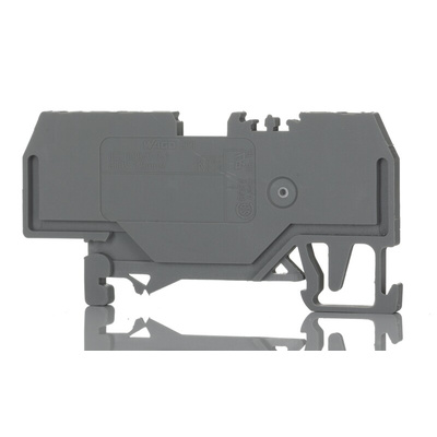 Wago 279 Series Grey Feed Through Terminal Block, 1.5mm², Single-Level, Cage Clamp Termination