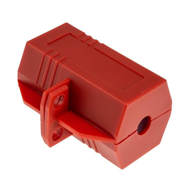Brady 2 Lock 7mm Shackle Polypropylene Lockout Device- Red