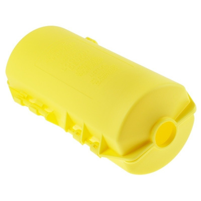 Brady 7mm Shackle Polypropylene Plug Lockout- Yellow
