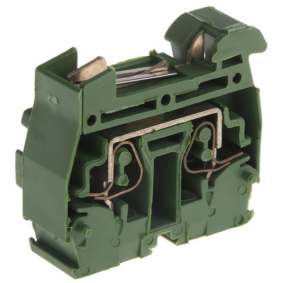 Entrelec DIN Rail Terminal Block, Clamp Termination