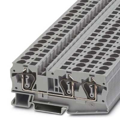 Phoenix Contact ST 6-TWIN Series Grey Feed Through Terminal Block