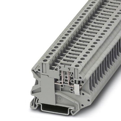 Phoenix Contact UT 4-TG Series Grey Disconnect Terminal Block, 0.14 → 6mm², Single-Level, Screw Termination