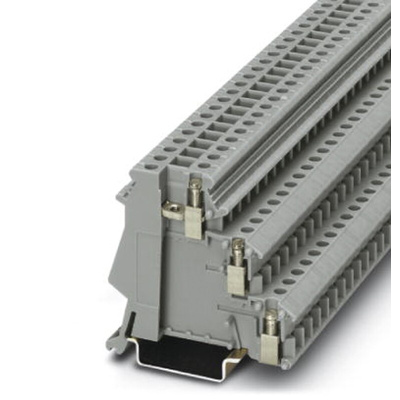 Phoenix Contact DIK 1.5 Series Grey Non-Fused DIN Rail Terminal, 2.5mm², Triple-Level, Screw Termination