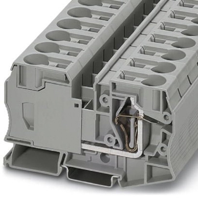 Phoenix Contact ST 35 Series Grey Feed Through Terminal Block, 2.5 → 35mm²