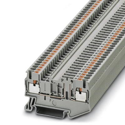 Phoenix Contact PT 2.5-TG Series Grey Disconnect Terminal Block, 0.14 → 4mm², Single-Level, Push In Termination