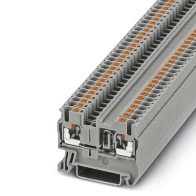 Phoenix Contact PT 2.5-DIO/R-L Series Grey Multi Level Terminal Block, 0.14 → 4mm², Single-Level, Push In