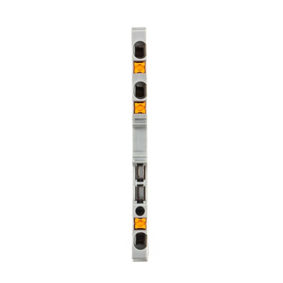 Phoenix Contact PT 1.5/S-TWIN Series Grey Feed Through Terminal Block, 0.14 → 1.5mm², Single-Level, Push In