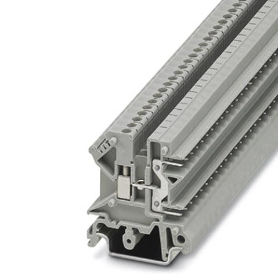 Phoenix Contact UK 3-MSTB-5.08 Series Grey Fused DIN Rail Terminal, Double-Level, Screw Termination, Fused
