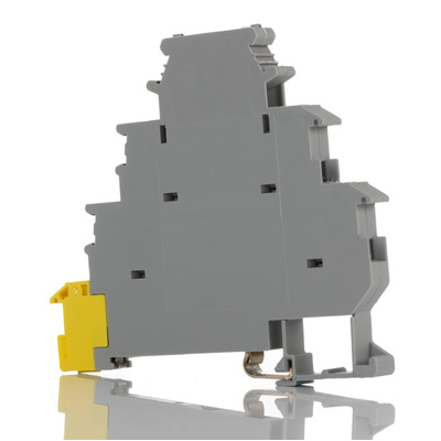Phoenix Contact DLKB 2.5-PE Series Feed Through Terminal Block, 2.5mm², Screw Termination
