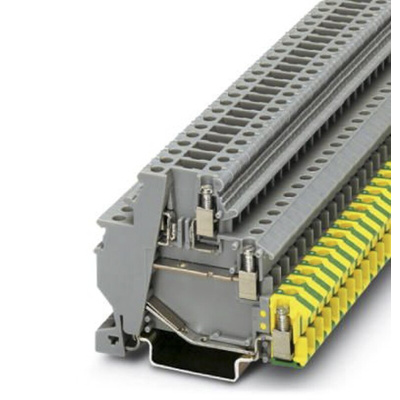 Phoenix Contact DOKD 1.5-TG Series Grey Component Terminal Block, 2.5mm², Triple-Level, Screw Termination