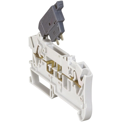 Legrand 372 Series Grey Feed Through Terminal Block, 2.5mm², Spring Clamp Termination