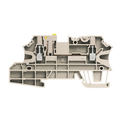 Weidmuller W Series Brown Disconnect Terminal Block, 2.5mm², Single-Level, Screw Termination