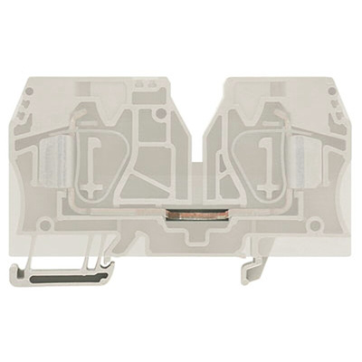 Weidmuller Z Series Dark Beige DIN Rail Terminal Block, Single-Level, Clamp Termination