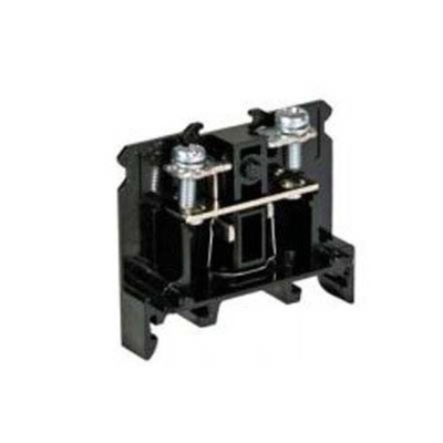 Idec BN Series Black Fused DIN Rail Terminal, Screw Termination, Fused