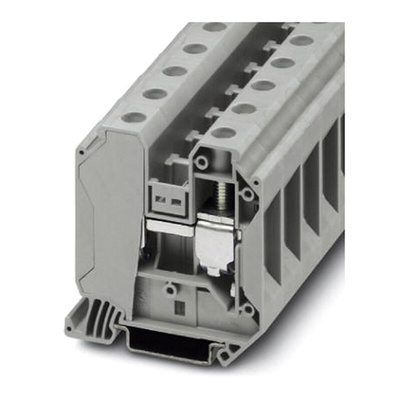 Phoenix Contact UT 35 RD Series Red Feed Through Terminal Block, Single-Level, Screw Termination