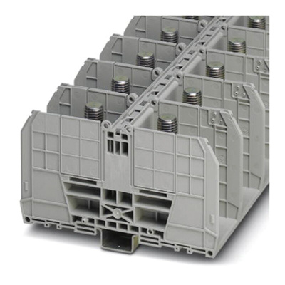 Phoenix Contact RBO 16-FE Series Black, Yellow Non-Fused DIN Rail Terminal, 25 → 300mm², Single-Level, Bolt