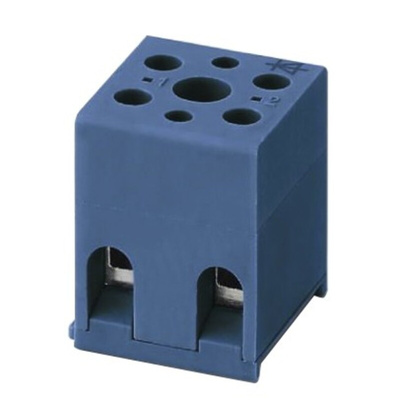 Phoenix Contact G5/ 2 DIO SO BU Series Blue DIN Rail Terminal Block, 0.2 → 4mm², Screw Termination