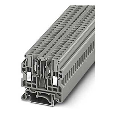 Phoenix Contact UK 4-SD Series Grey Disconnect Terminal Block, Single-Level, Screw Termination