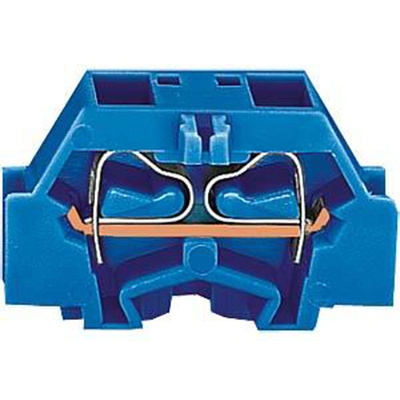 Wago 261 Series Blue Modular Terminal Block, 2.5mm², Single-Level, Cage Clamp Termination, ATEX, IECEx