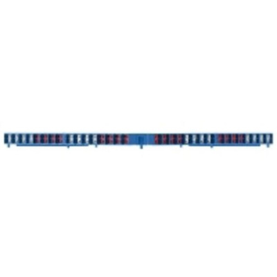 Weidmuller P Series Blue DIN Rail Terminal Block, 16-Level, Push In Termination