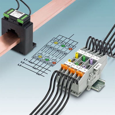 Phoenix Contact URTK 6 Series Grey Test Disconnect Terminal Block, 0.5 → 10mm², Single-Level, Screw Termination