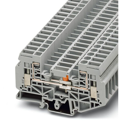 Phoenix Contact URTK 6 Series Grey Test Disconnect Terminal Block, 0.5 → 10mm², Single-Level, Screw Termination