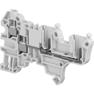 Entrelec SNK Series Grey Terminal Block, 0.2 → 4mm², Single-Level, Screw Termination
