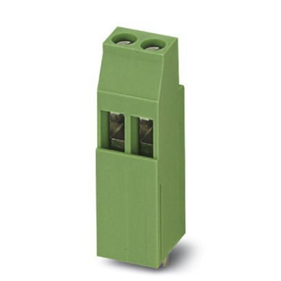 Phoenix Contact MKKDSH 3/ 2 Series Green DIN Rail Terminal Block, Single-Level, Screw Termination