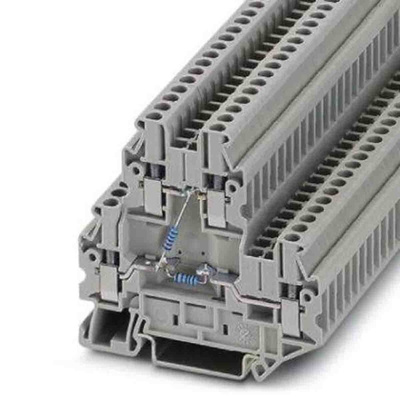 Phoenix Contact UTTB Series Grey Component Terminal Block, Screw Termination