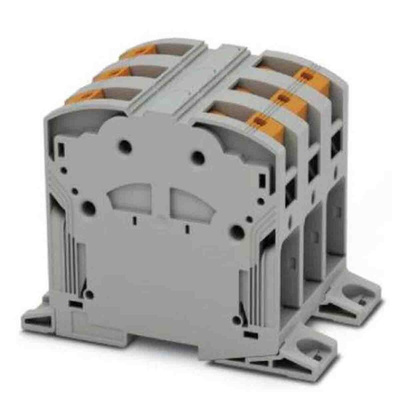 Phoenix Contact PTPOWER Series Grey DIN Rail Terminal Block, 185mm², Screw Termination