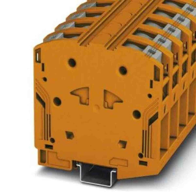 Phoenix Contact PTPOWER 50 Series Orange Non-Fused DIN Rail Terminal, 10 → 70mm²