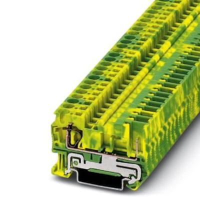 Phoenix Contact ST 4/ 1P-PE Series DIN Rail Terminal Block, 0.08 → 6mm², Plug In Termination