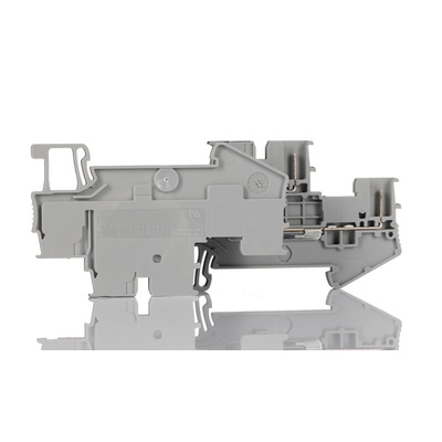 Phoenix Contact PTTB 1.5/S/2P-PV Series Grey Double Level Terminal Block, 0.14 → 1.5mm²