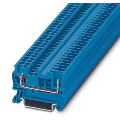 Phoenix Contact 5, ST 2 Series Blue Feed Through Terminal Block, 0.08 → 4mm²