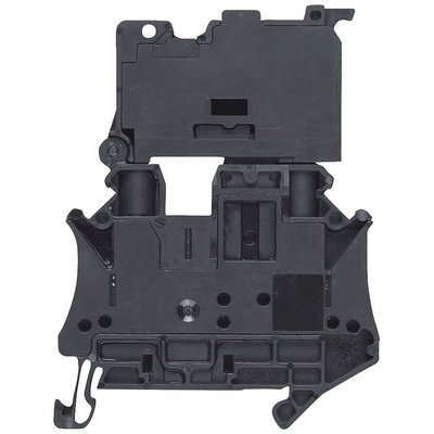 Siemens 8WH1000 Series Black DIN Rail Terminal Block, 10mm², Screw Termination