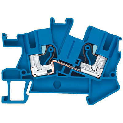 Siemens 8WH6001 Series Blue DIN Rail Terminal Block, 6mm²