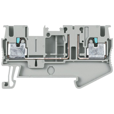 Siemens ALPHA Series Grey DIN Rail Terminal Block, 4mm², Single-Level