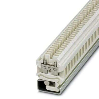 Phoenix Contact SSK 0525 KER-EX Series White Feed Through Terminal Block, 0.2 → 4mm², 1-Level, Screw Termination