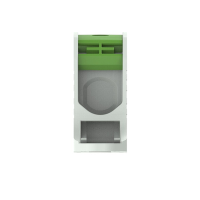 Entrelec 1SNF Series Green, Grey Terminal Block, 2-Level, Cable Termination