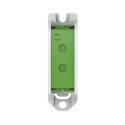 Entrelec 1SNF Series Green, Grey Terminal Block, 2-Level, Cable Termination