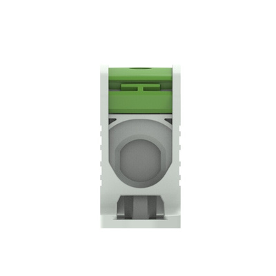 Entrelec 1SNF Series Green, Grey Terminal Block, 2-Level, Cable Termination