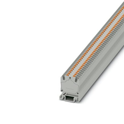 Phoenix Contact MP 1.5 Series Grey Feed Through Terminal Block, 1.5mm², Single-Level, Push In Termination